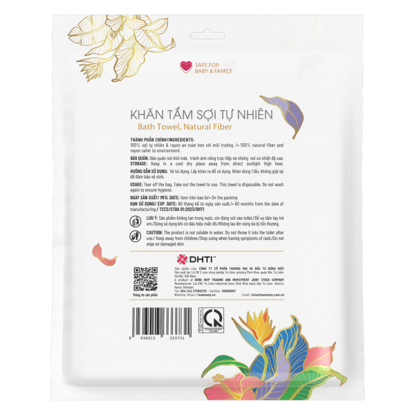 Khăn tắm Mamamy Tropical (700x1000mm)