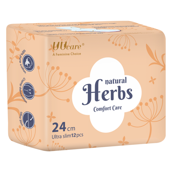 Combo 2 BVS thảo dược UUCare ban ngày 24cm (12 miếng)