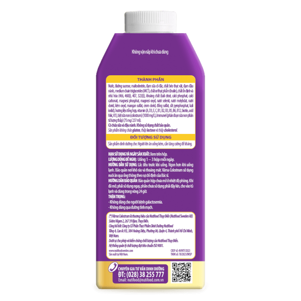 Sữa Nutifood Varna Colostrum 237ml (lốc 6)