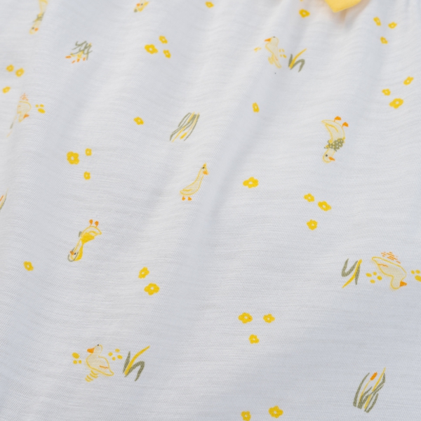 Bodysuit bé gái đùi Animo VD0525001 (0-12M,Trắng,NN03)