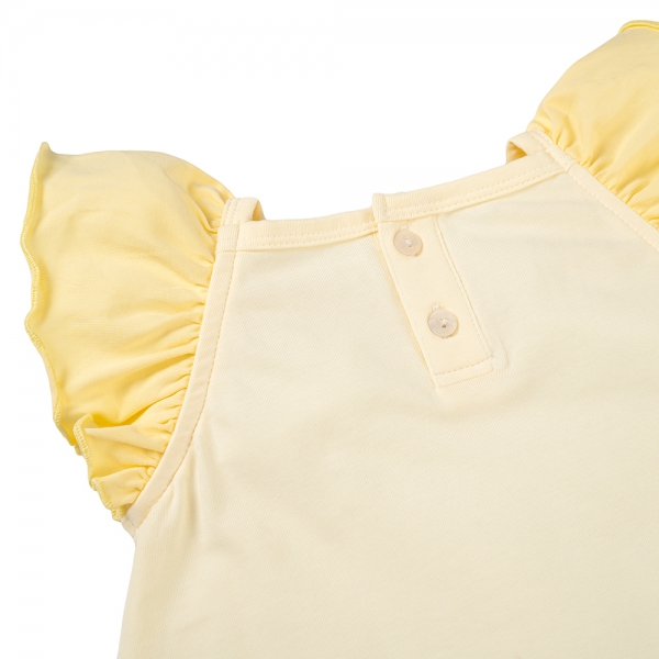 Bodysuit bé gái đùi Animo VD0525003 (0-12M,Vàng,NN02)