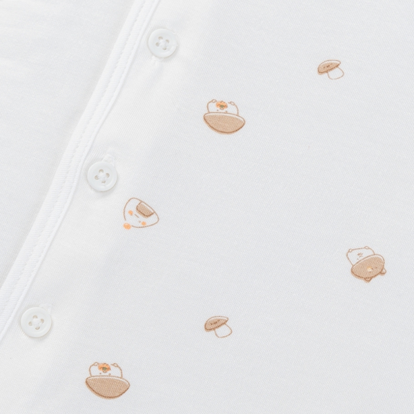 Set 2 áo sơ sinh cài chéo tay ngắn Animo Easy HN0125003 (NB-9M,Trắng,NN05)