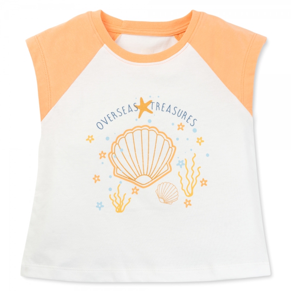 Bộ bé gái áo tay ngắn quần ngắn aloha Animo (1-6Y) TX0425070