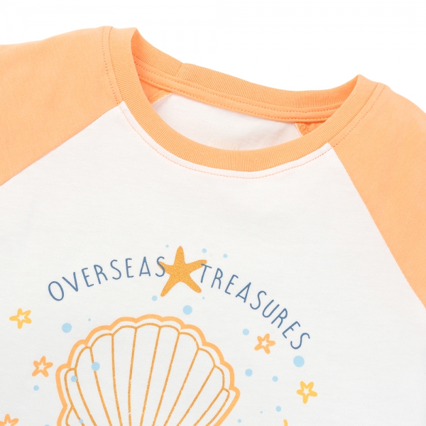 Bộ bé gái áo tay ngắn quần ngắn aloha Animo (1-6Y) TX0425071