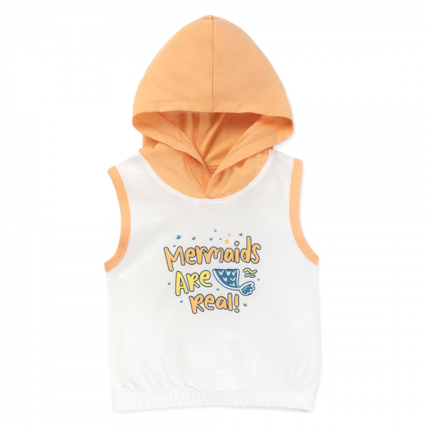 Bộ bé gái ngắn BST Aloha Animo TX0525066 (1-6Y,Trắng-cam,TT02)