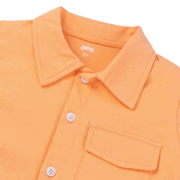 Bộ bé trai áo tay ngắn quần ngắn aloha Animo (1-6Y) HN0625007