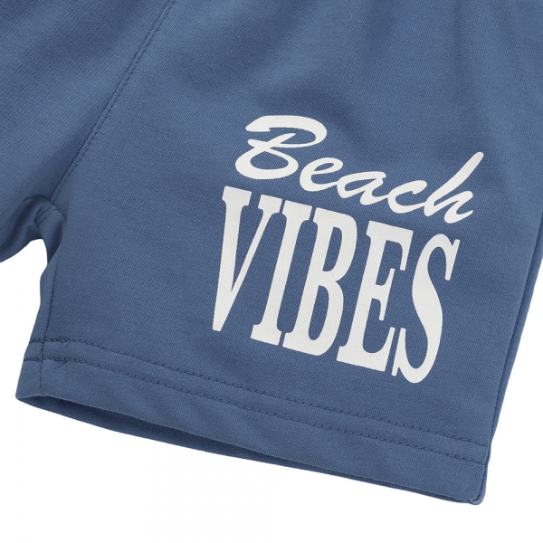 Bộ bé trai áo tay ngắn quần ngắn aloha Animo (1-6Y) HN0625007