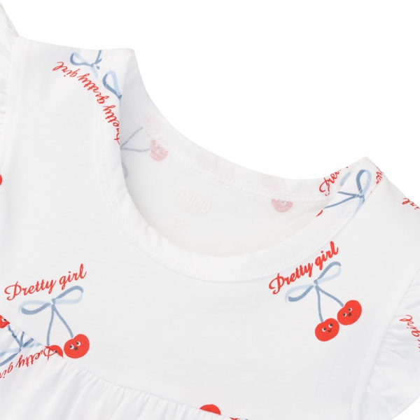Đầm bé gái Animo Easy TX0425066 (1-4Y,Trắng,NN03)