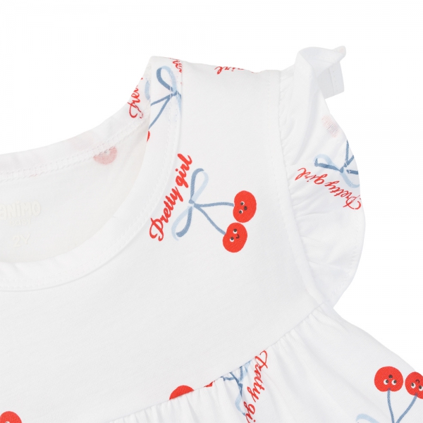 Đầm bé gái Animo Easy TX0425066 (1-4Y,Trắng,NN03)