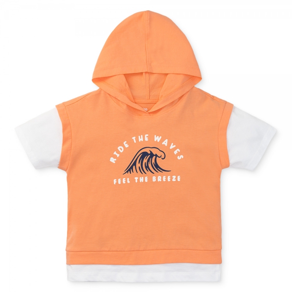 Bộ bé trai ngắn có nón Bst Aloha Animo HN0625008 (1-6Y,Cam,TT02)