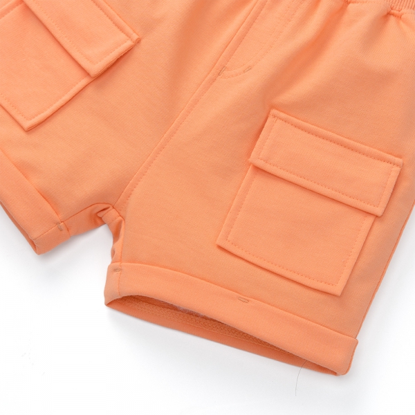 Bộ bé trai ngắn có nón Bst Aloha Animo HN0625008 (1-6Y,Cam,TT02)