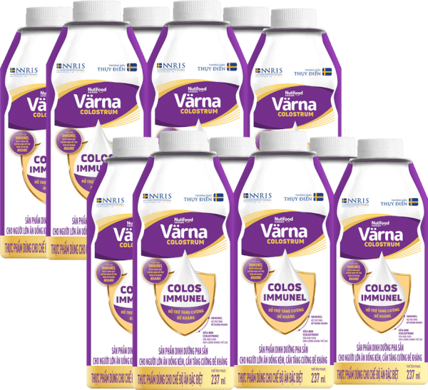 Combo 2 lốc Sữa Nutifood Varna Colostrum 237ml (lốc 6)