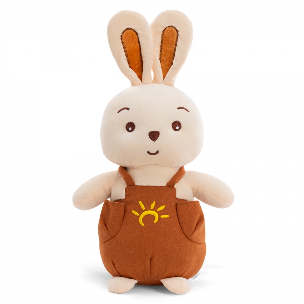 Thú bông thỏ mặc yếm nâu dễ thương Animo C503 (TĐ)