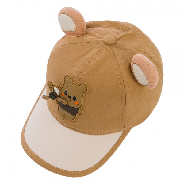 Nón bé trai lớn 3-6Y lưỡi trai Animo A2503_MN017 (52cm,Nâu)