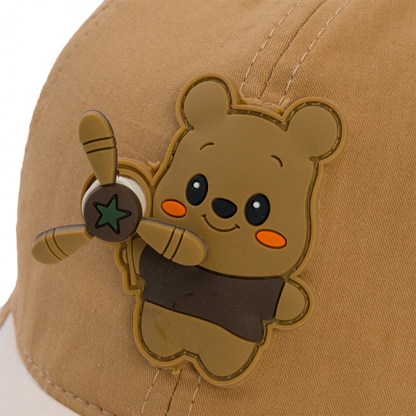 Nón bé trai lớn 3-6Y lưỡi trai Animo A2503_MN017 (52cm,Nâu)