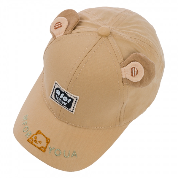 Nón bé trai lớn 3-6Y lưỡi trai Animo A2503_MN013 (52cm,Màu be đậm)