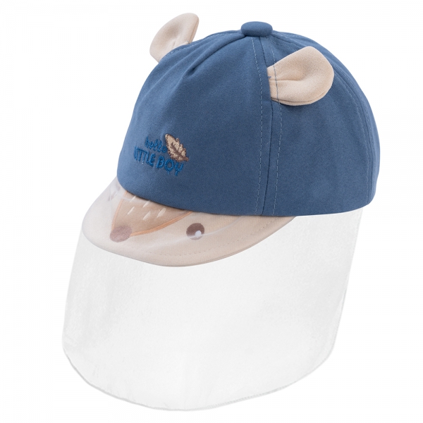 Nón lưỡi trai khăn voan bé trai 0-12M Animo A2503_MN009 (46cm,Xanh)