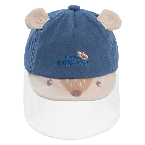 Nón lưỡi trai khăn voan bé trai 0-12M Animo A2503_MN009 (46cm,Xanh)