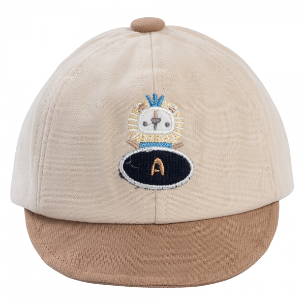 Nón em bé trai 0-12M lưỡi trai Animo A2503_MN001 (46cm,Kem)