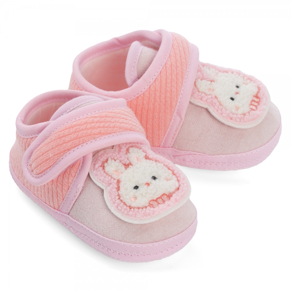 Giày sơ sinh thấp cổ BG Animo A2504_MN011 (9-11,Hồng)