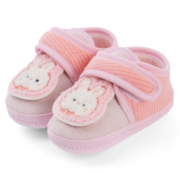 Giày sơ sinh thấp cổ BG Animo A2504_MN011 (9-11,Hồng)