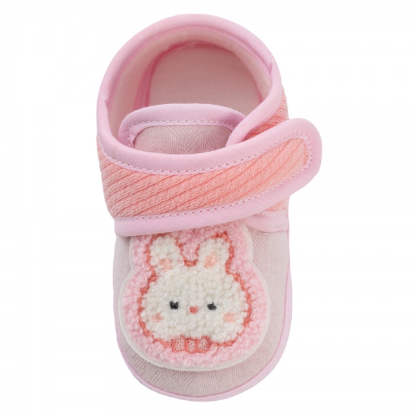 Giày sơ sinh thấp cổ BG Animo A2504_MN011 (9-11,Hồng)