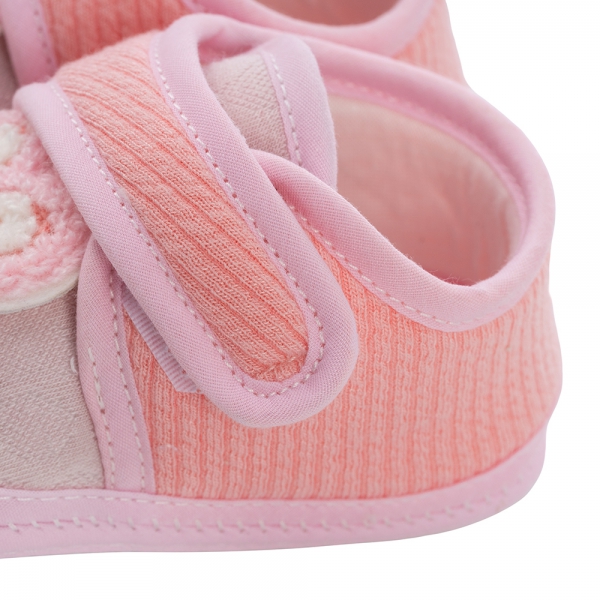 Giày sơ sinh thấp cổ BG Animo A2504_MN011 (9-11,Hồng)