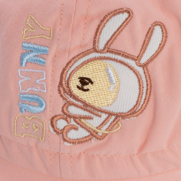 Nón bé gái lớn 3-6Y vành tròn Animo A2504_MN006 (52cm,Hồng)