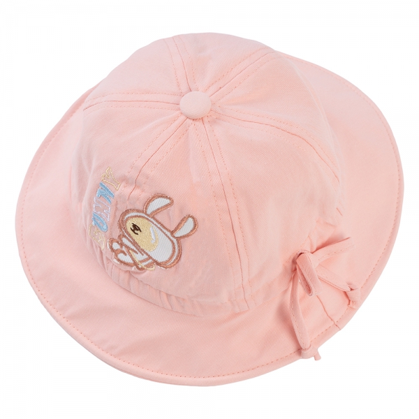 Nón bé gái lớn 3-6Y vành tròn Animo A2504_MN006 (52cm,Hồng)