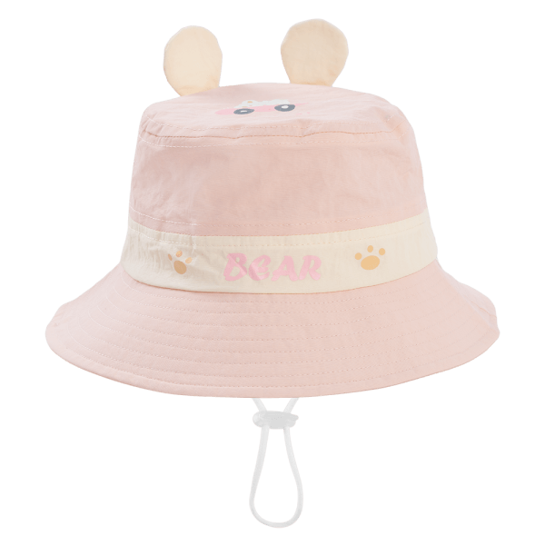 Nón bé gái lớn 3-6Y vành tròn Animo A2504_MN005 (52cm,Kem)