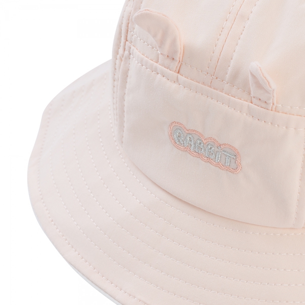 Nón bé gái lớn 3-6Y vành tròn Animo A2504_MN004 (52cm,Hồng)