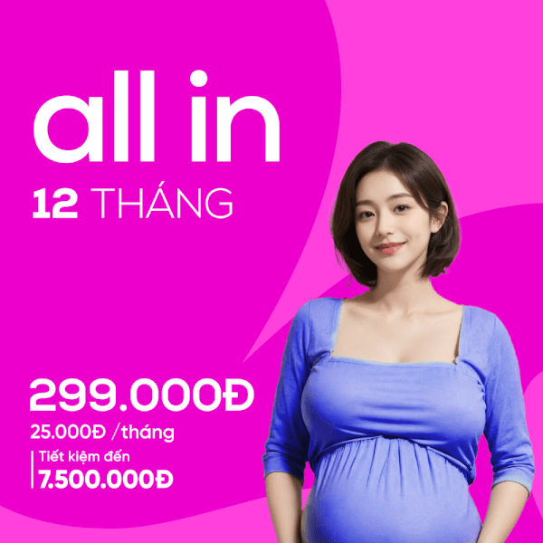 Gói Hội Viên Con Cưng Pink MOM All in