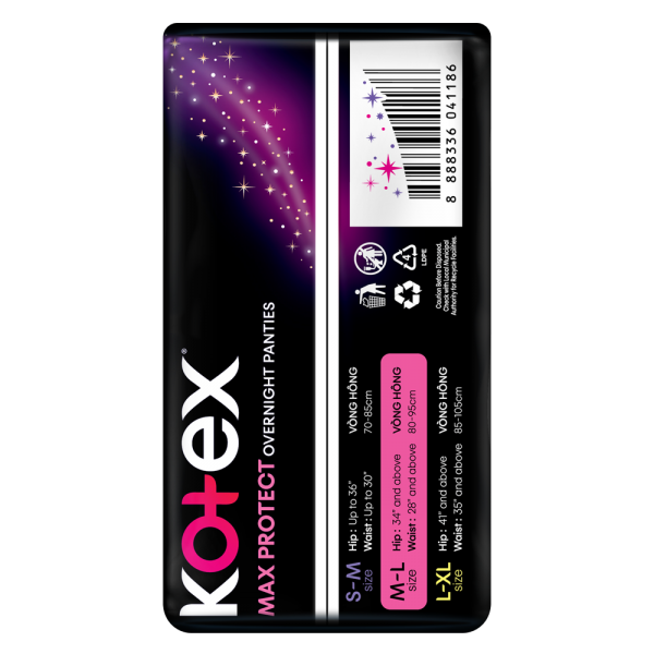 Băng vệ sinh quần Kotex L (5 miếng) (Giao bao bì ngẫu nhiên)