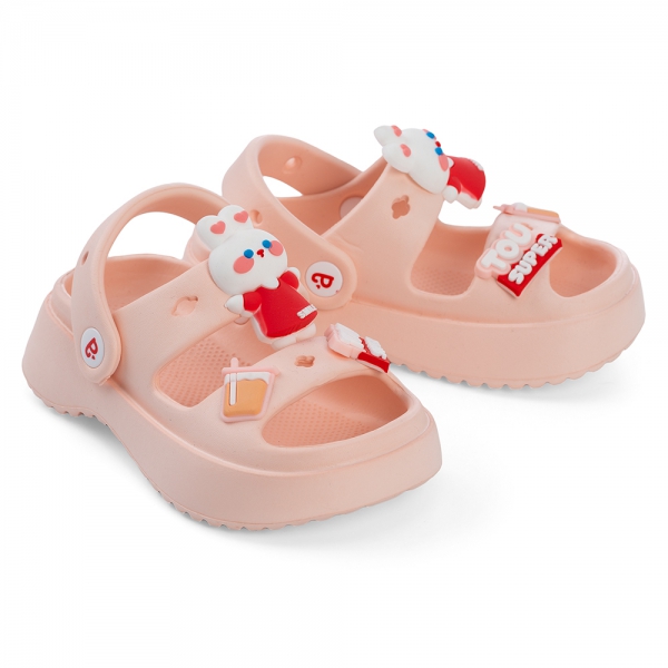 Dép sục bé gái Animo A2503_JK015 (17-21,Hồng)