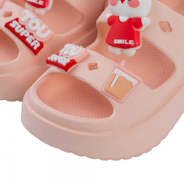 Dép sục bé gái Animo A2503_JK015 (17-21,Hồng)