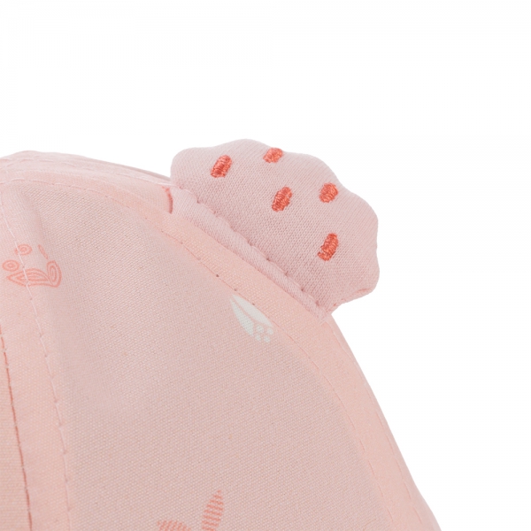 Nón vành tròn bé gái 1-3Y Animo A2503_JK005 (48cm,Hồng)