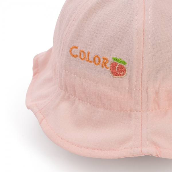 Nón vành tròn bé gái 1-3Y Animo A2503_JK004 (48cm,Hồng)