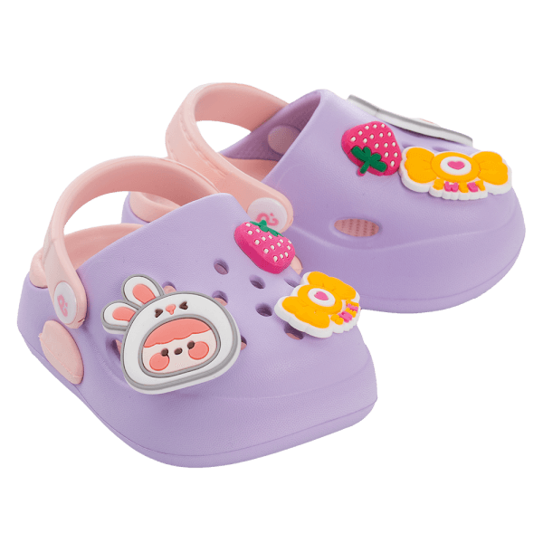 Dép sục bé gái Animo A2504_JK005 (17,Tím)