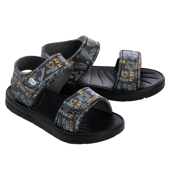 Sandal bé trai Animo A2504_JK001 (17-21,Xám đen)