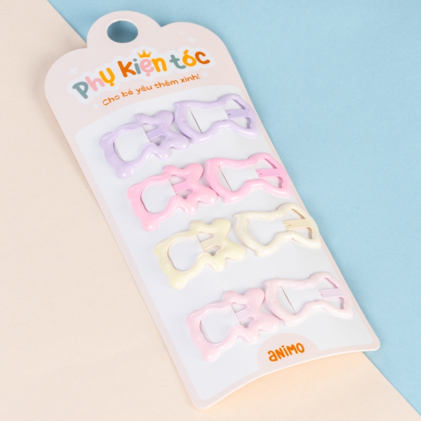 Set kẹp tóc 8 món Animo  A2504_MN023 (Nhiều màu)