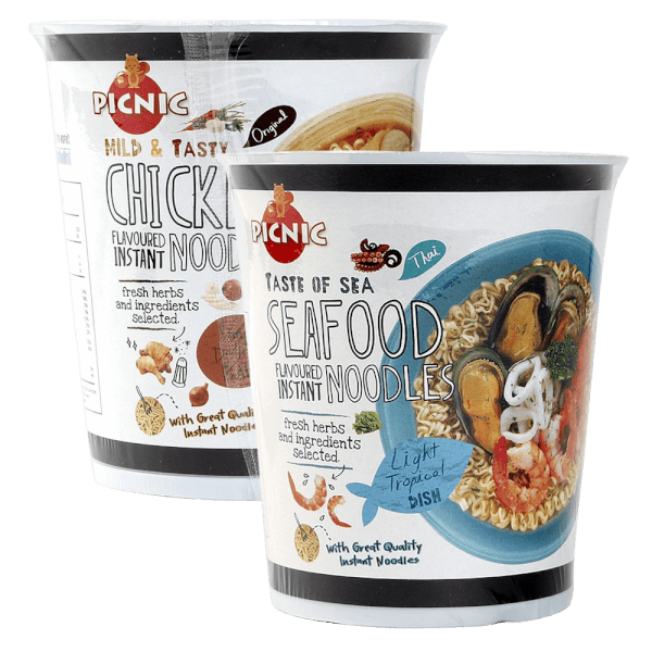 Combo 1 MÌ ĂN LIỀN PICNIC VỊ GÀ và 1 MÌ ĂN LIỀN PICNIC VỊ HẢI SẢN