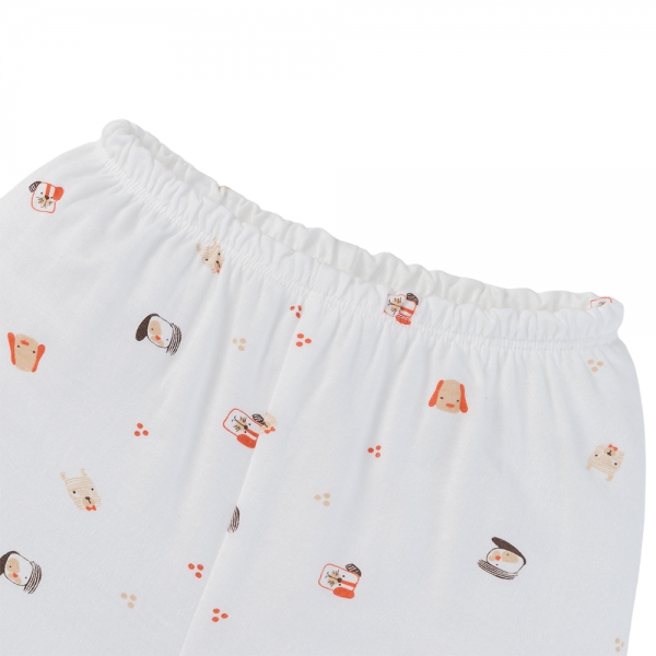 Set 2 Bộ kháng khuẩn Modal ngắn Animo BMC0525021 (0-24M,Nâu-trắng,TT06)