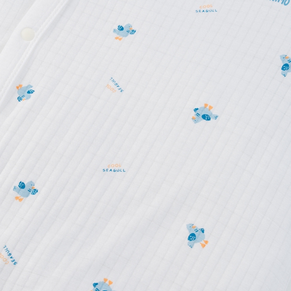 Set 2 bodysuit rayon chống muỗi dài Animo VD0425041 (0-12M,Dương-trắng,TT06)