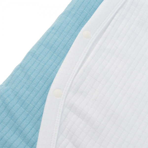 Set 2 bodysuit rayon chống muỗi dài Animo VD0425041 (0-12M,Dương-trắng,TT06)