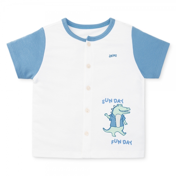 Set 2 bộ modal kháng khuẩn ngắn Animo VD0325025 (0-24M,Biển-trắng,DD06)