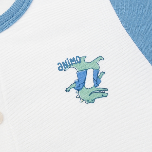 Set 2 bộ modal kháng khuẩn ngắn Animo VD0325025 (0-24M,Biển-trắng,DD06)