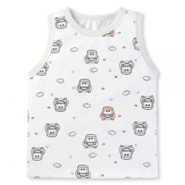 Bộ bé trai áo sát nách quần ngắn Animo easy (1-4Y) HN0525054