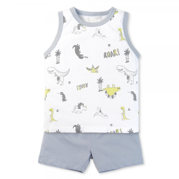 Bộ bé trai áo sát nách quần ngắn Animo easy (1-4Y) HN0525041