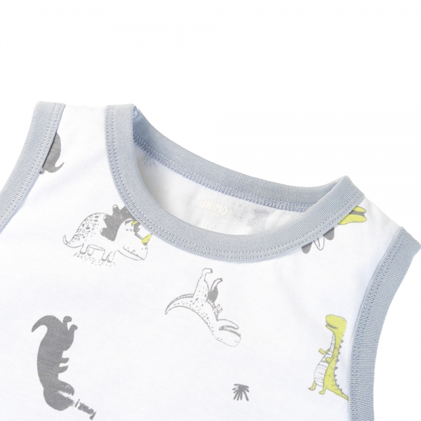 Bộ bé trai áo sát nách quần ngắn Animo easy (1-4Y) HN0525041