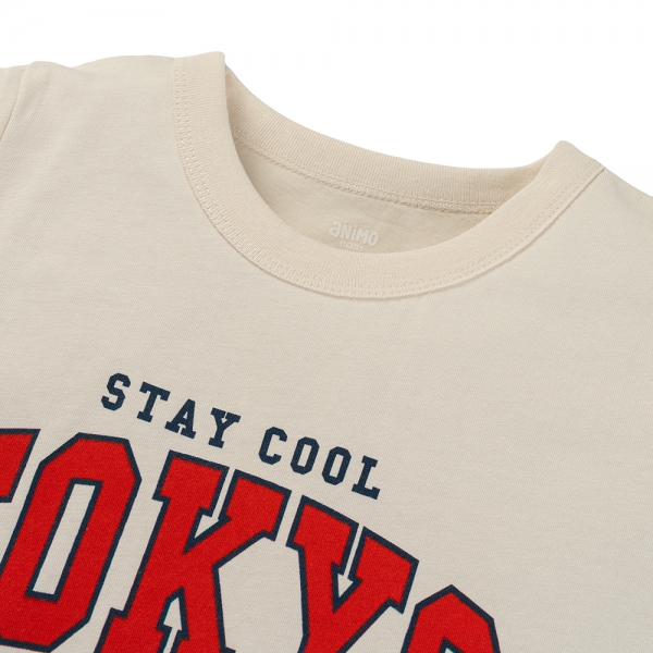 Bộ bé trai ngắn Animo Easy HN0525051 (1-4Y,Kem-dương,NN02)